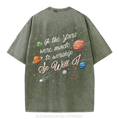 So Will I Christian Washed T-Shirt