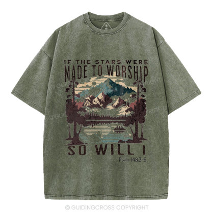 So Will I Christian Washed T-Shirt