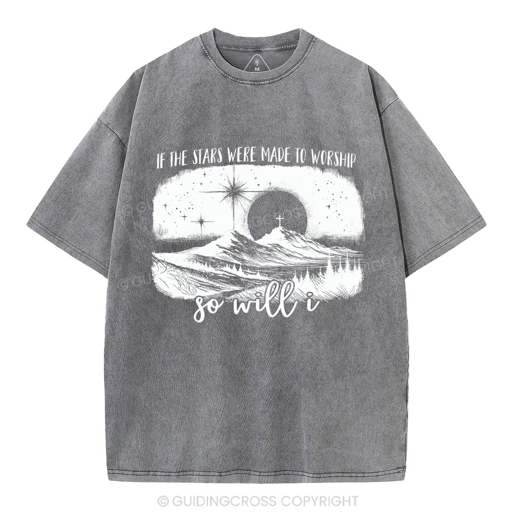 So Will I Christian Washed T-Shirt