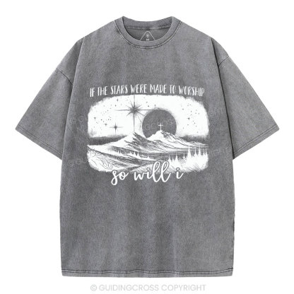 So Will I Christian Washed T-Shirt