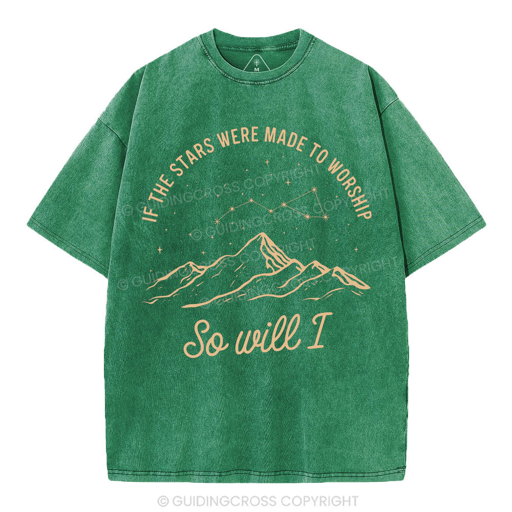 So Will I Christian Washed T-Shirt