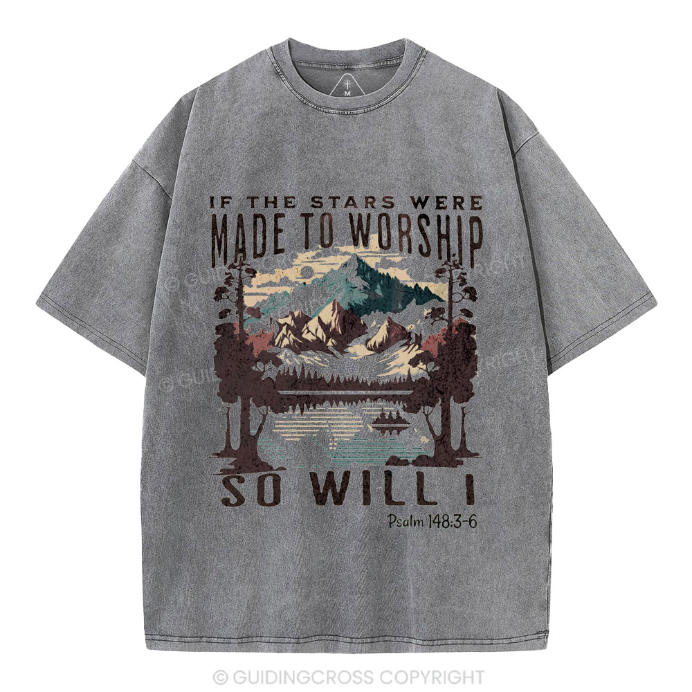 So Will I Christian Washed T-Shirt