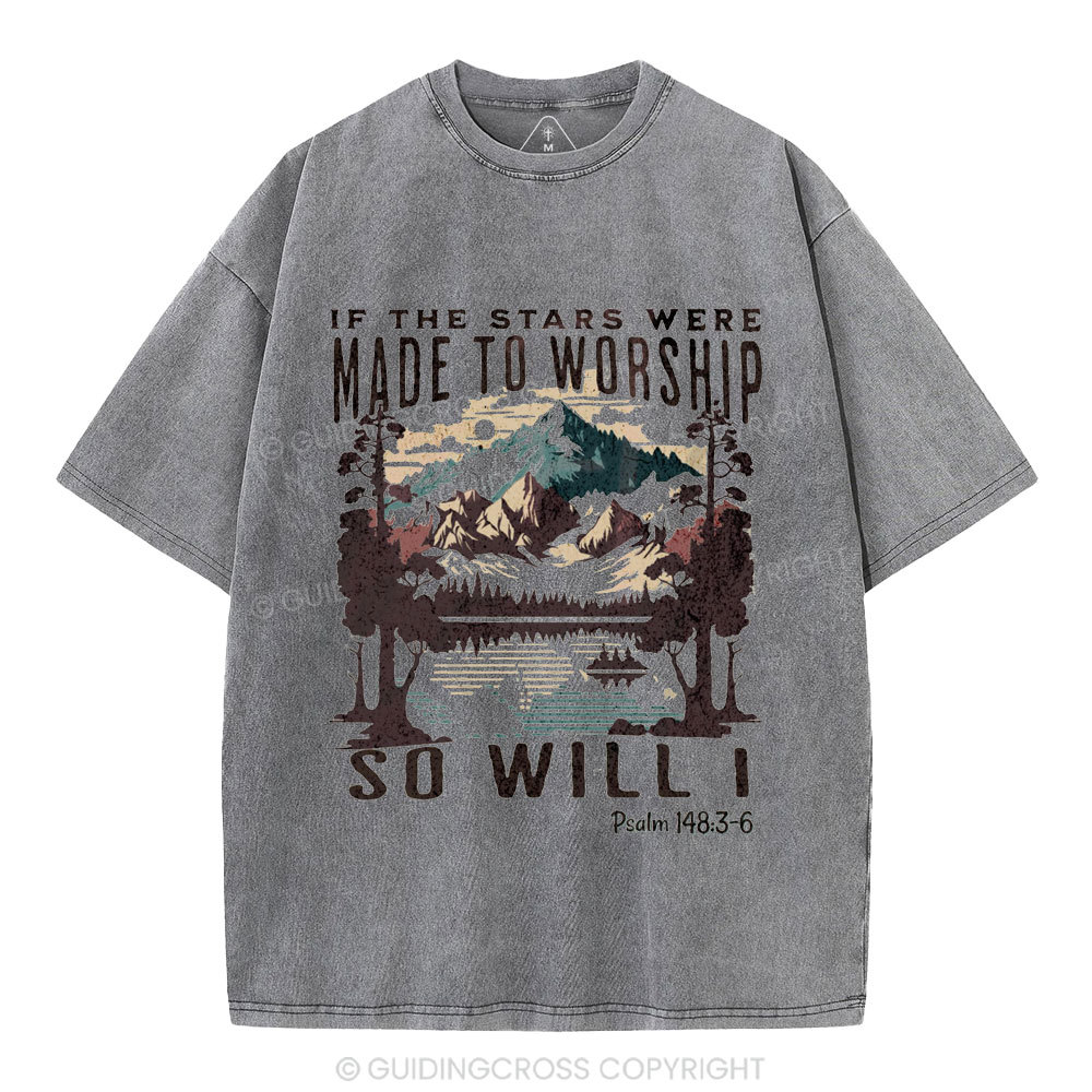 So Will I Christian Washed T-Shirt