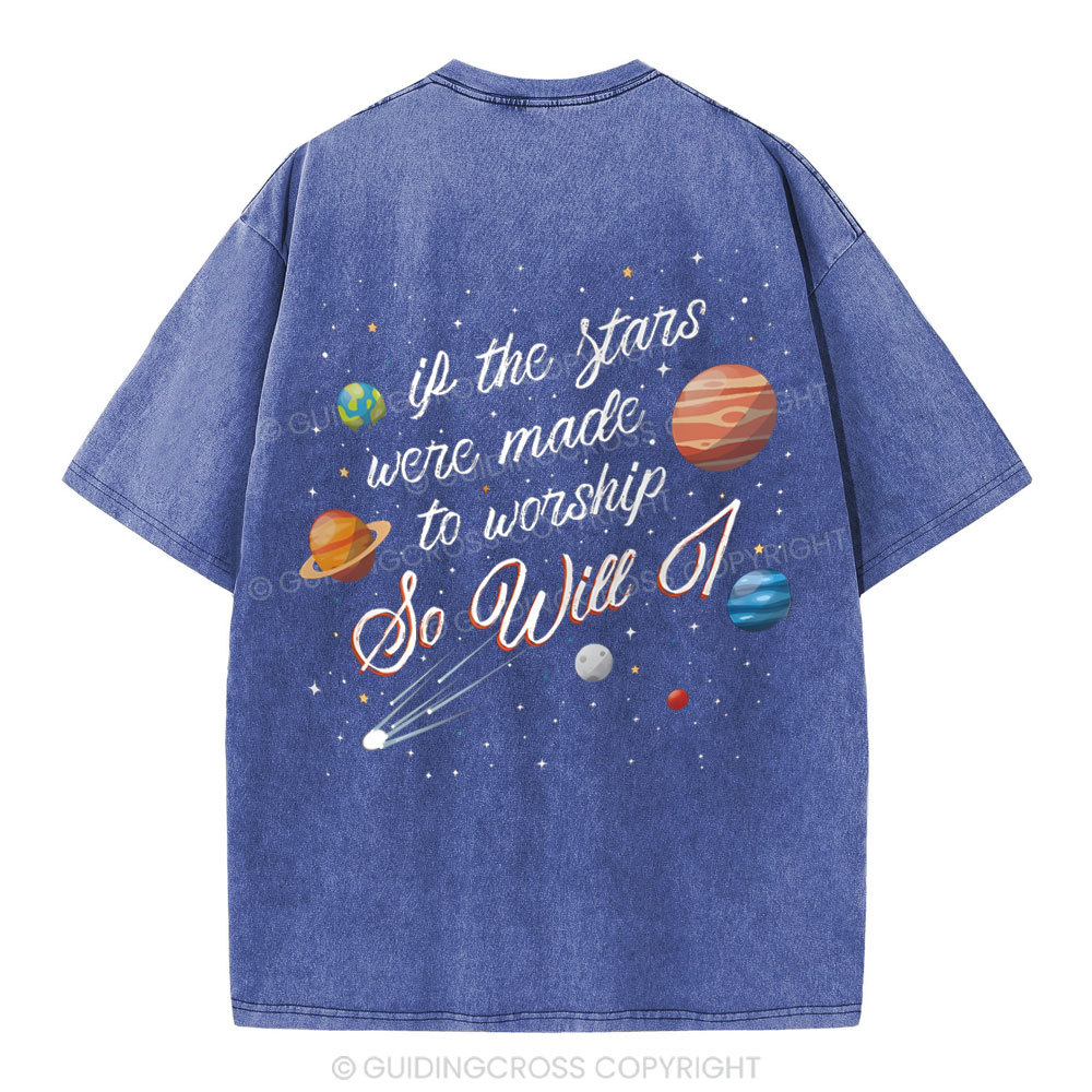 So Will I Christian Washed T-Shirt