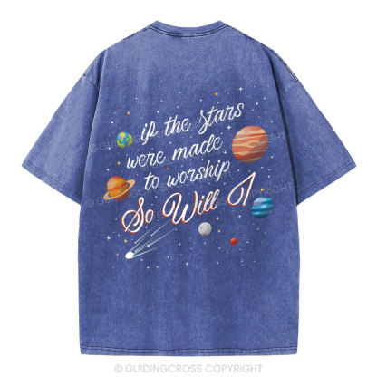 So Will I Christian Washed T-Shirt