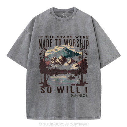 So Will I Christian Washed T-Shirt