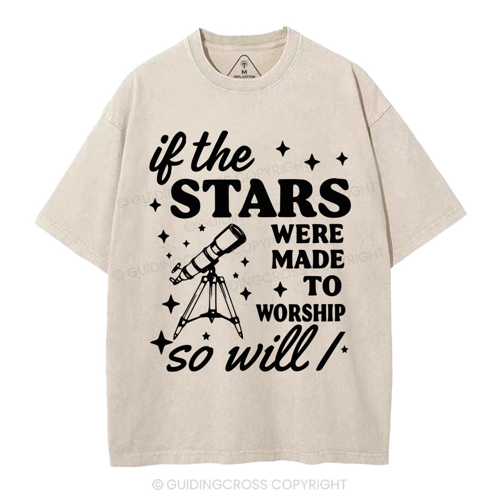 So Will I Christian Washed T-Shirt