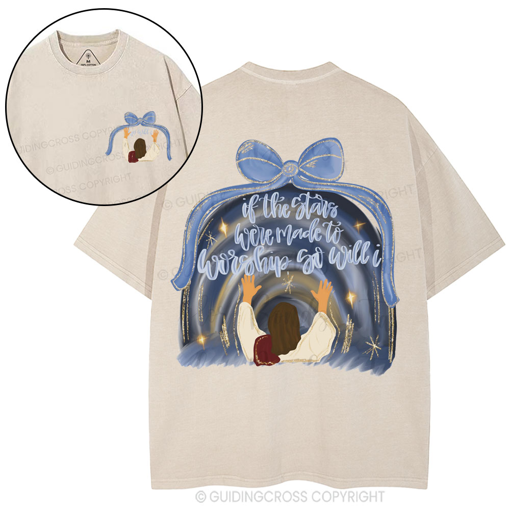 So Will I Christian Washed T-Shirt