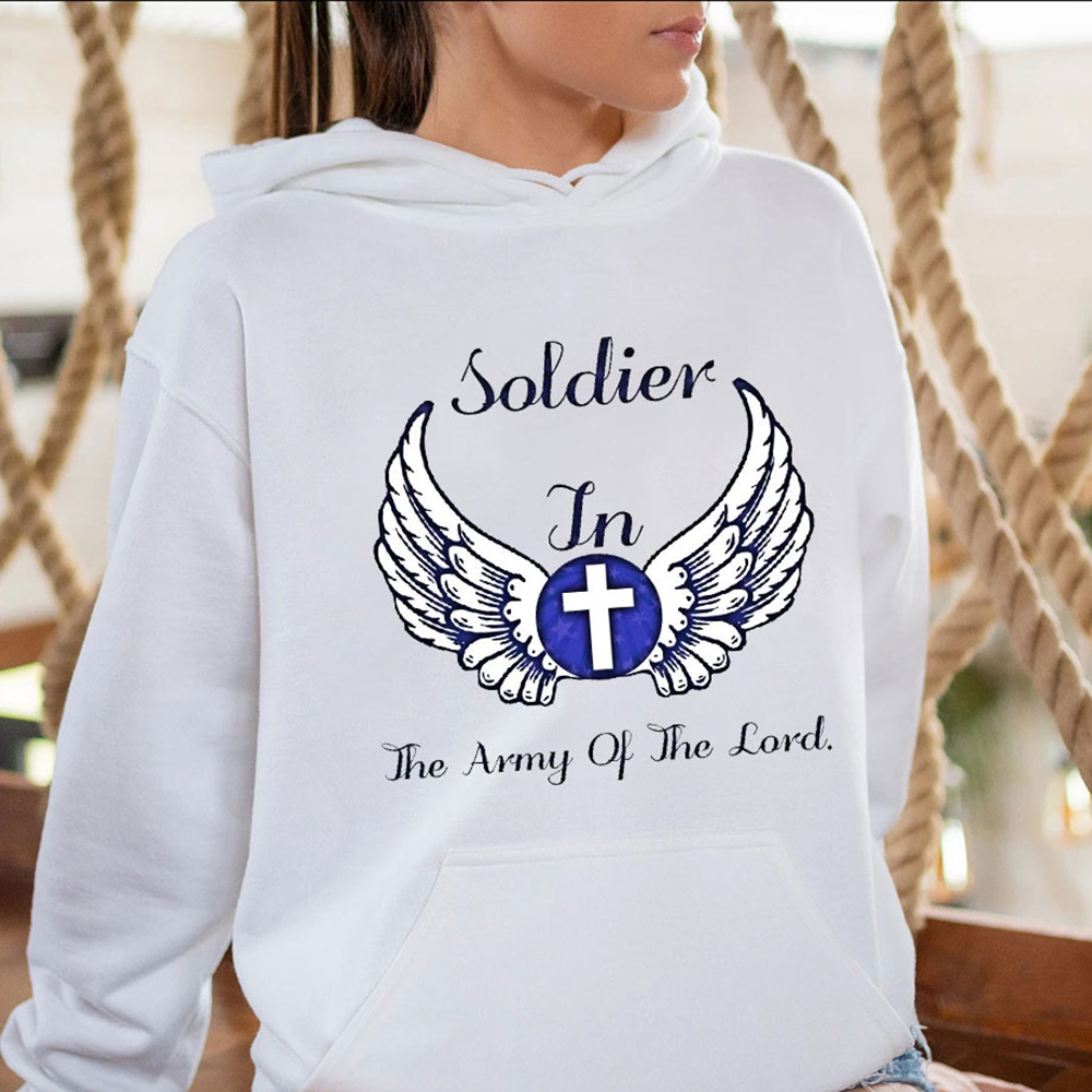 Soldier In The Army Of The Lord Christian Hoodie