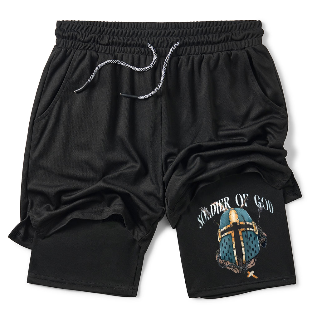 Soldier Of God Christian Performance Short