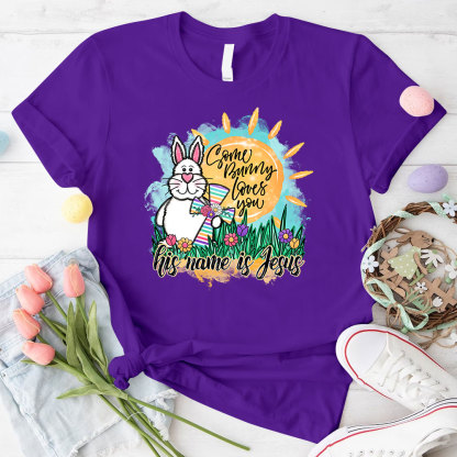 Some Bunny Loves You He Name Is Jesus Christian T-Shirt