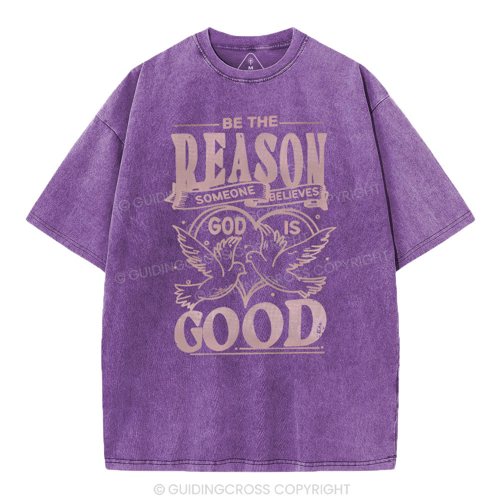 Someone Believes God Is Good Christian Washed T-Shirt