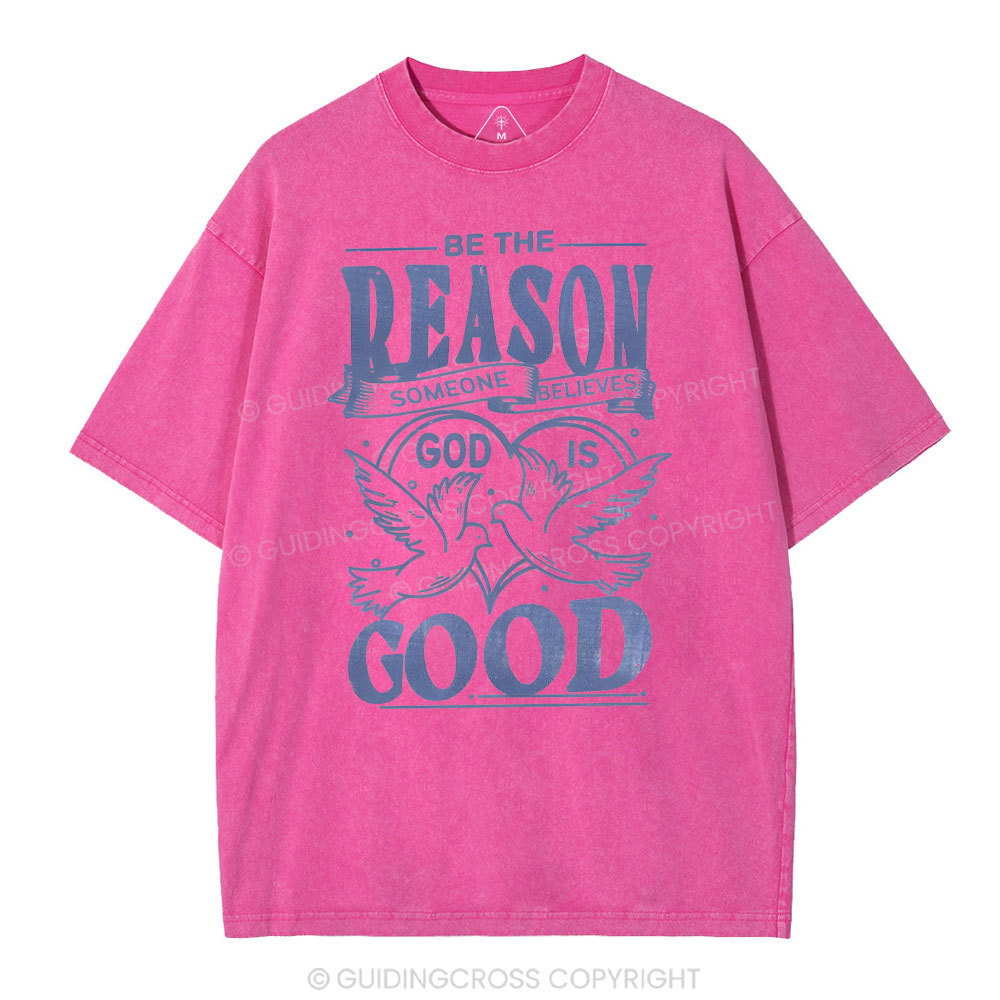 Someone Believes God Is Good Christian Washed T-Shirt