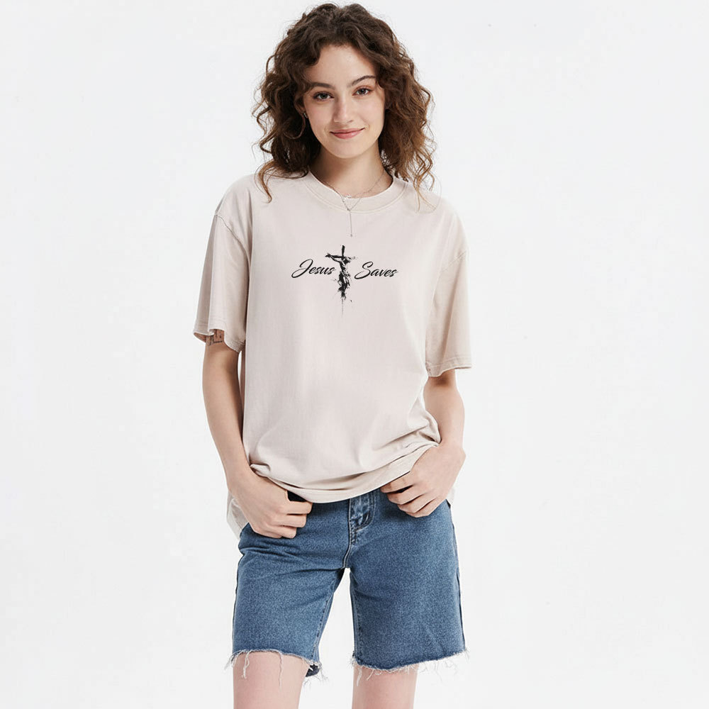 Someone Who Died To Save Me Christian Washed T-Shirt