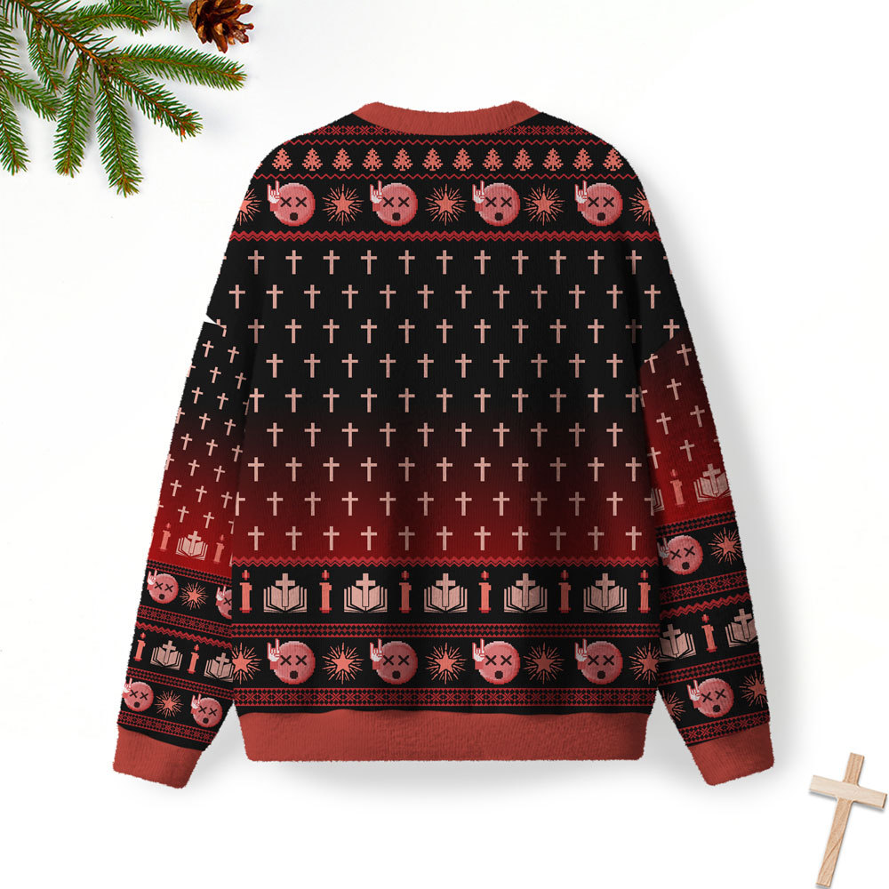 Sometimes I Have To Let God Fix It Christian Lightweight Sweater