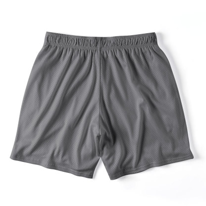 Sometimes I Just Have To Let Grey Christian Mesh Shorts