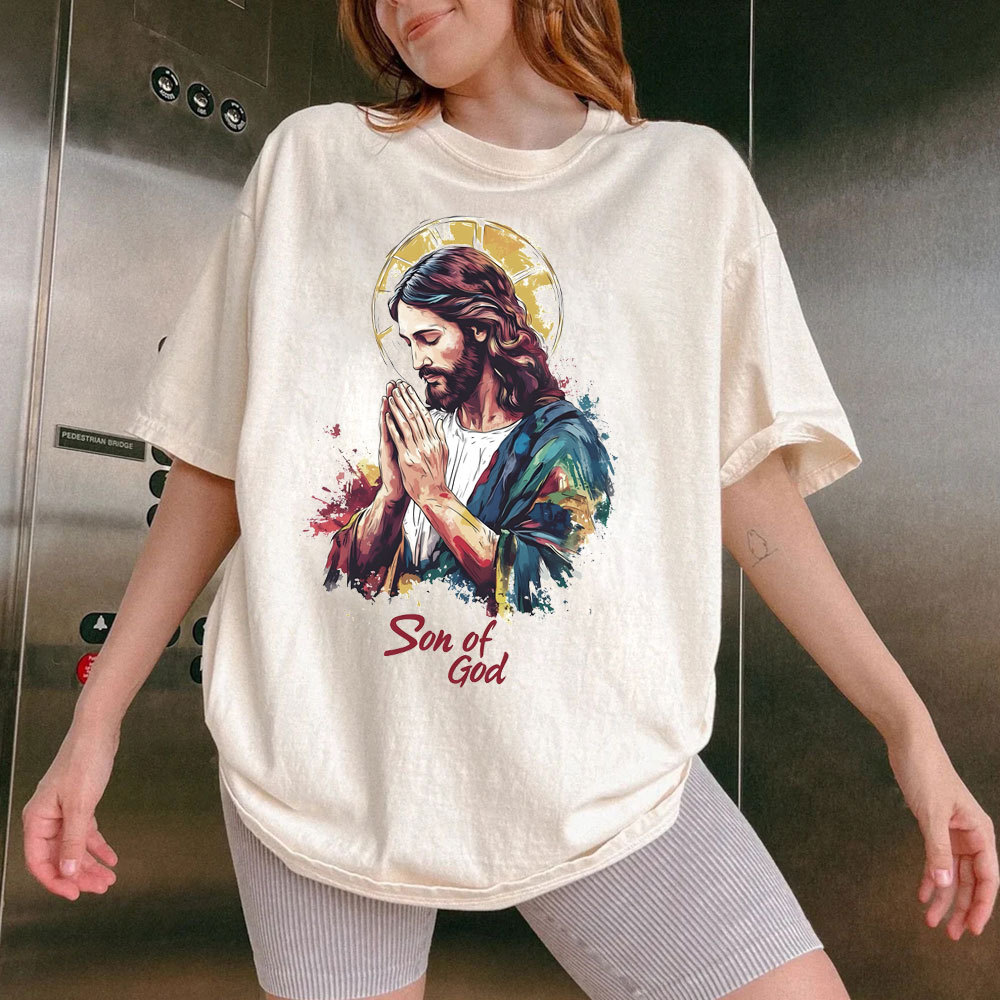 Son Of God Christian Washed T-Shirt
