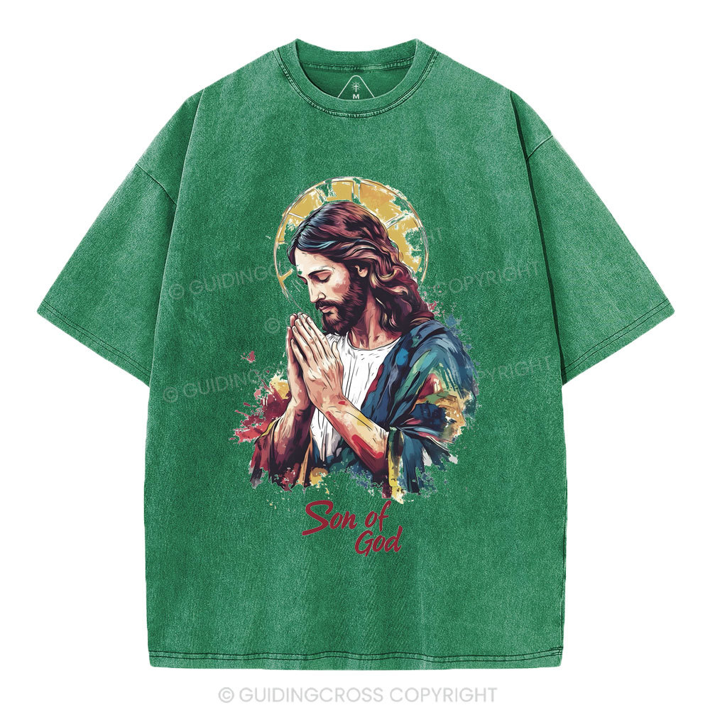 Son Of God Christian Washed T-Shirt