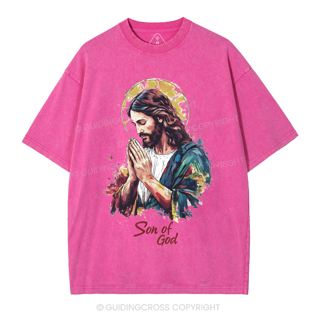 Son Of God Christian Washed T-Shirt