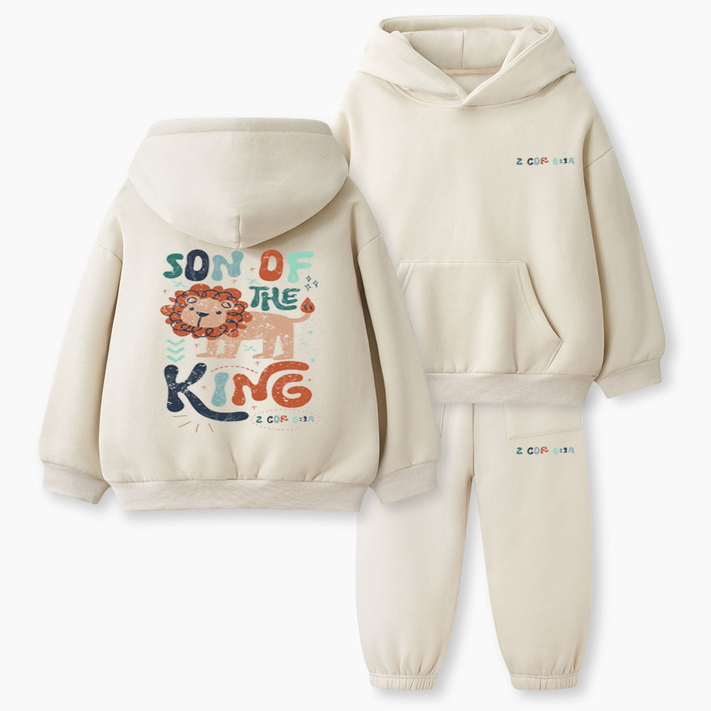 Son Of The King Christian Kid Fleece Hoodie Set