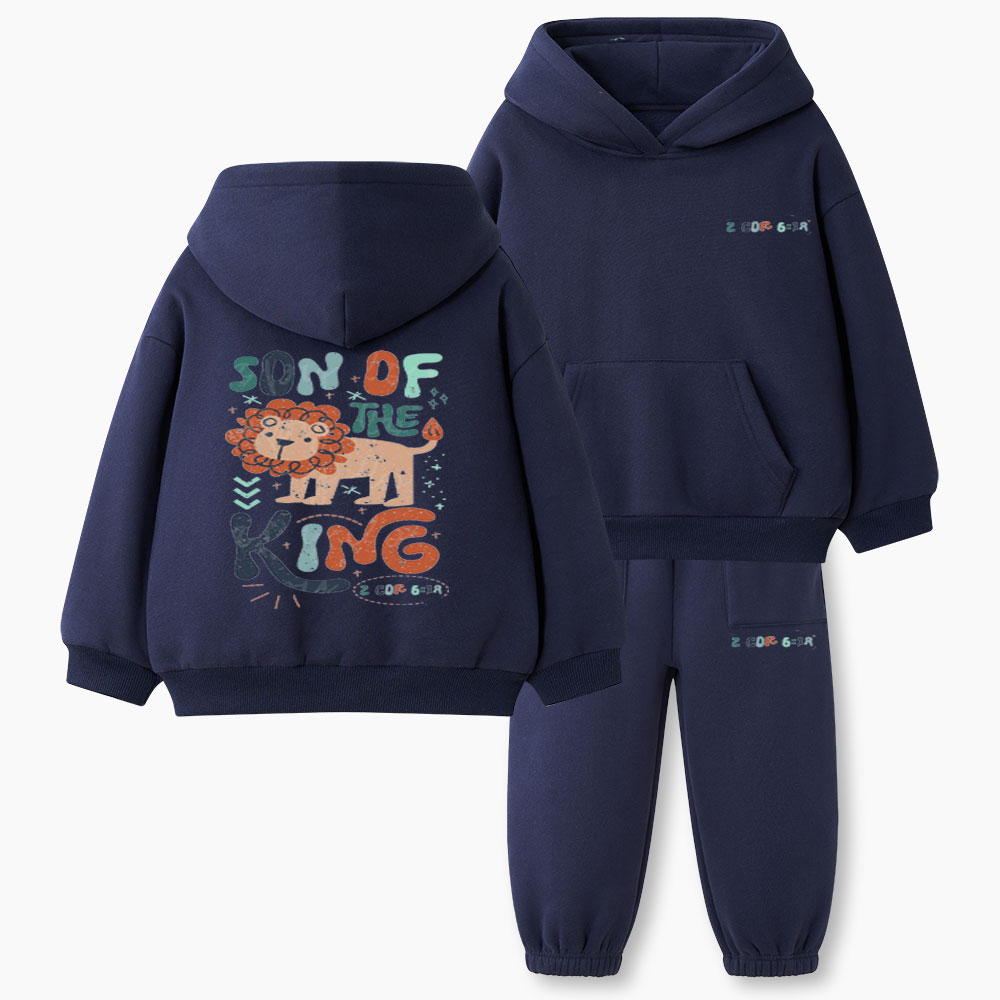 Son Of The King Christian Kid Fleece Hoodie Set