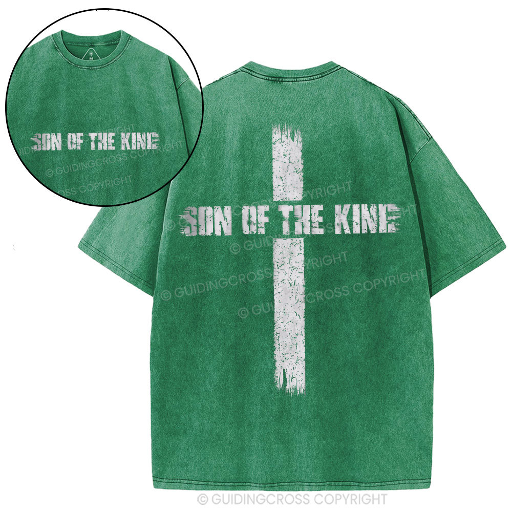 Son Of The King Christian Washed T-Shirt