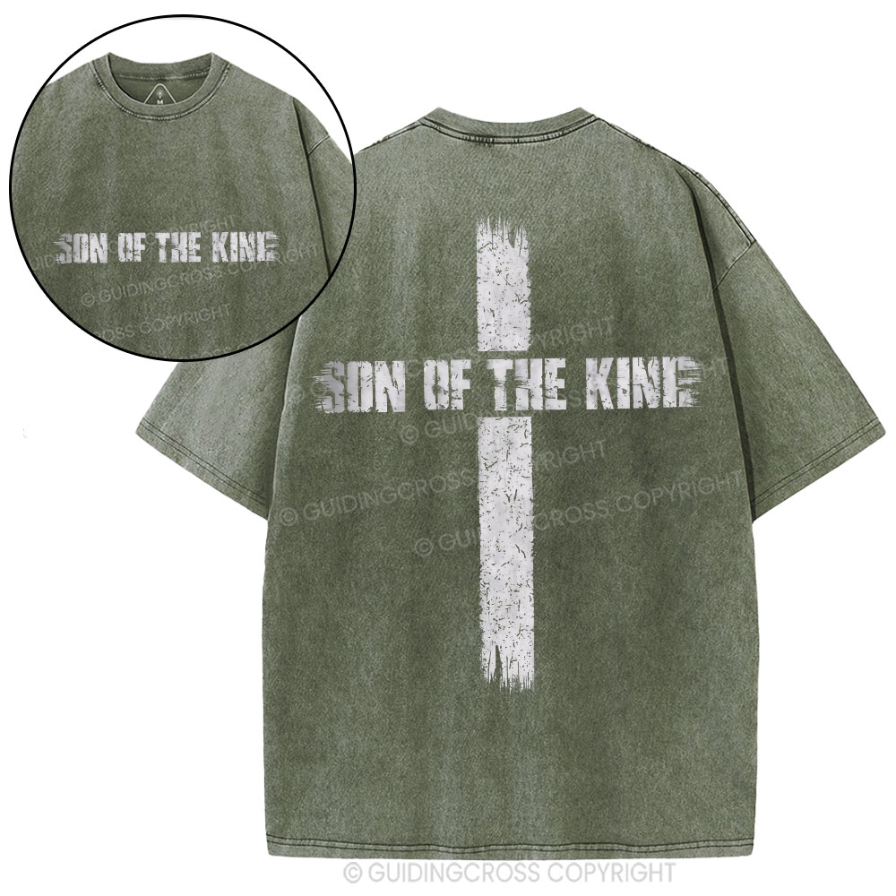 Son Of The King Christian Washed T-Shirt