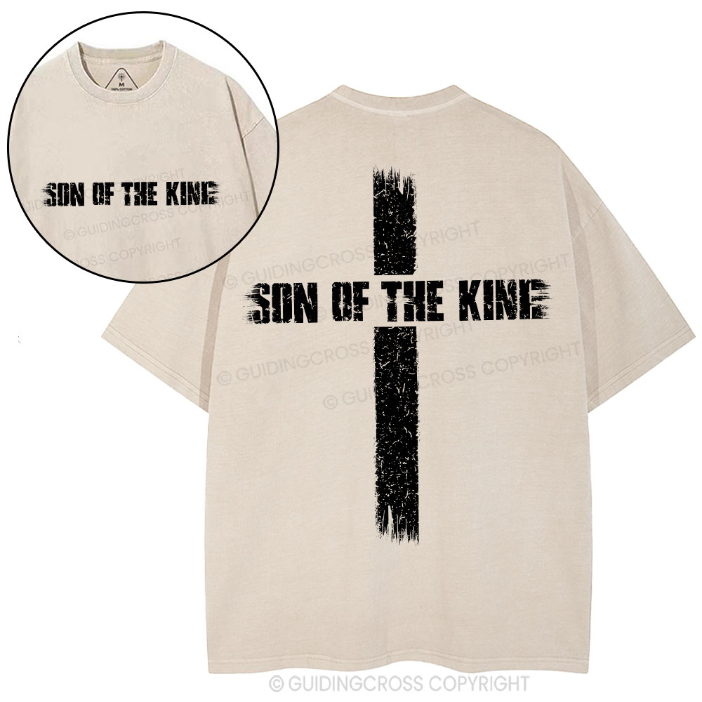 Son Of The King Christian Washed T-Shirt