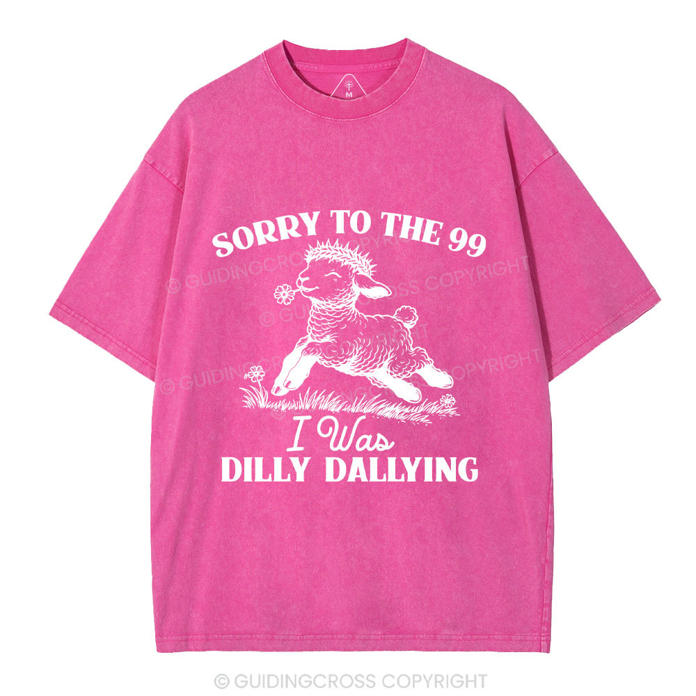 Sorry To The 99 Christian Washed T-Shirt