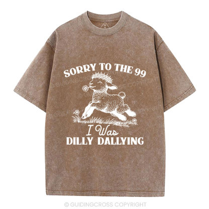 Sorry To The 99 Christian Washed T-Shirt