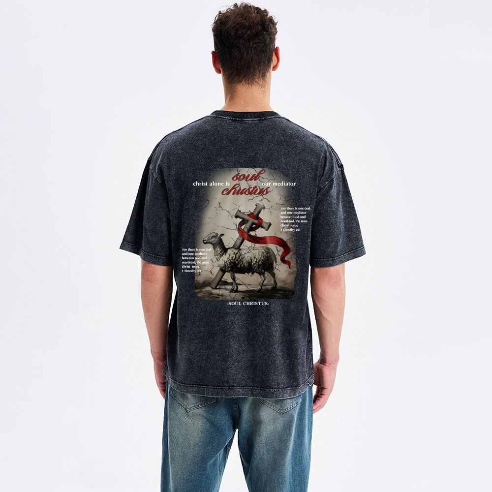 Soul Christus  Christian Washed T-Shirt