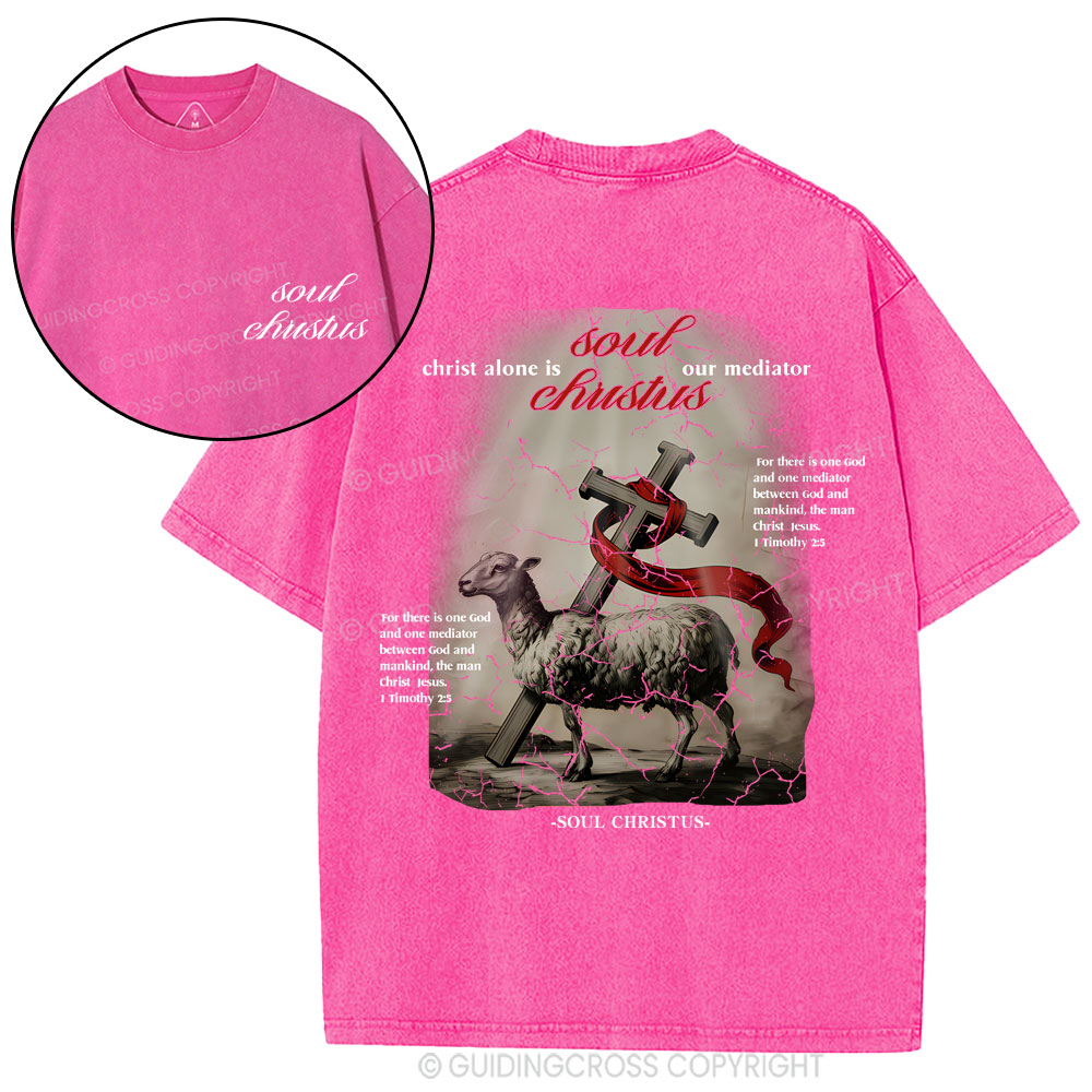 Soul Christus  Christian Washed T-Shirt