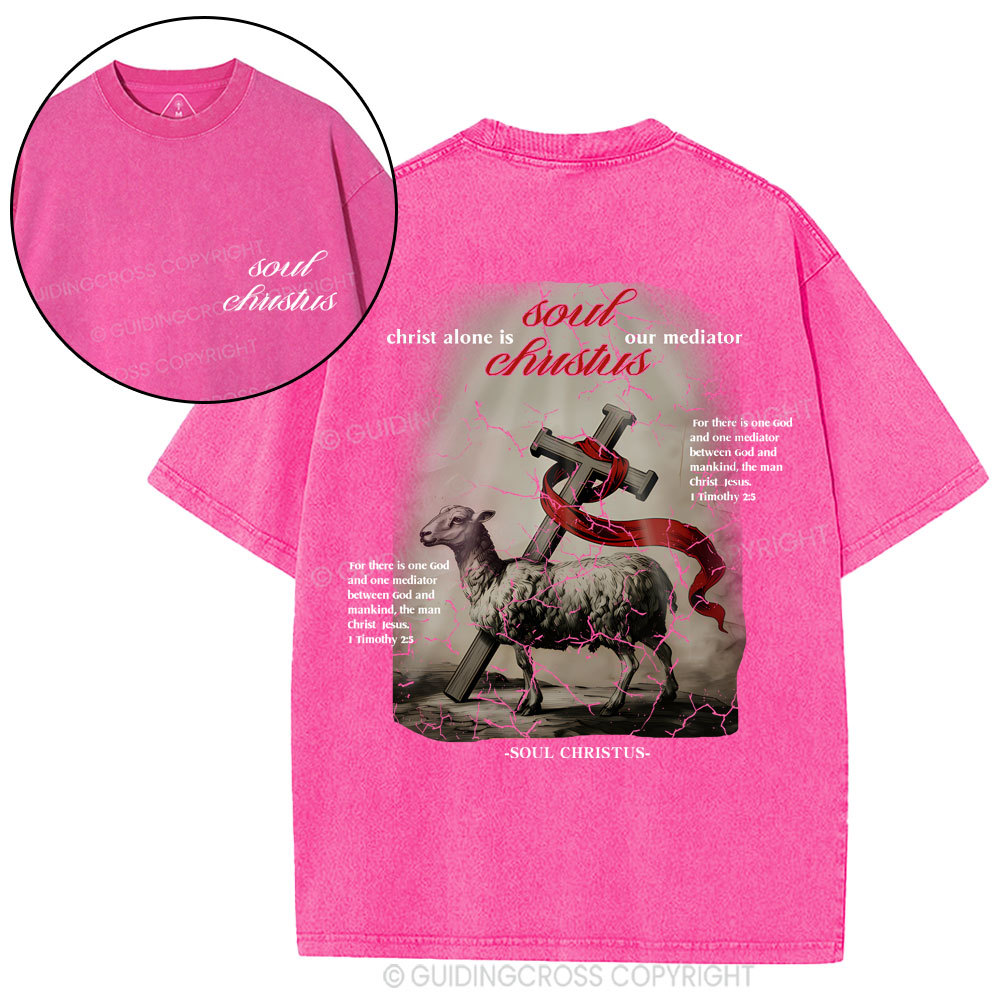 Soul Christus  Christian Washed T-Shirt