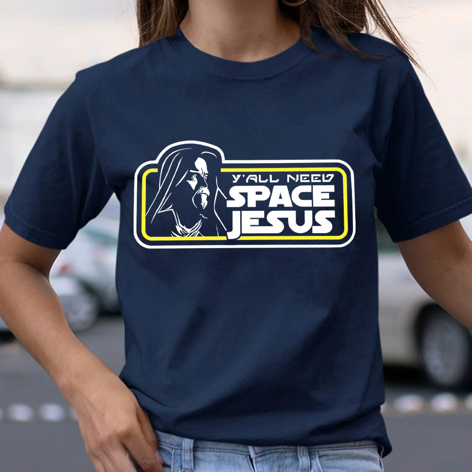 Space Jesus Christian T-Shirt