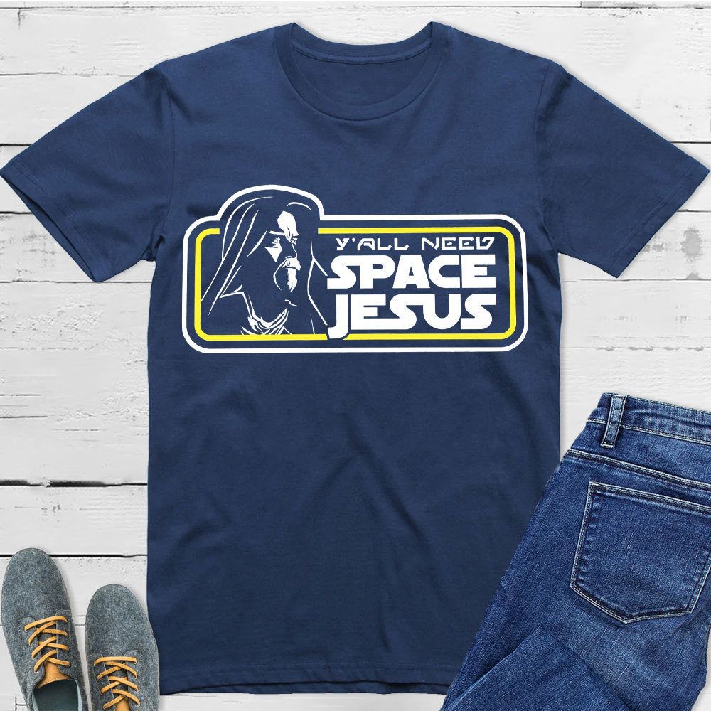 Space Jesus Christian T-Shirt