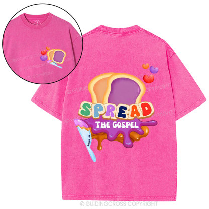 Spead The Gospel Christian washed T-Shirt