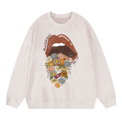 Speak With Grace Christian Washed Sweatshirt