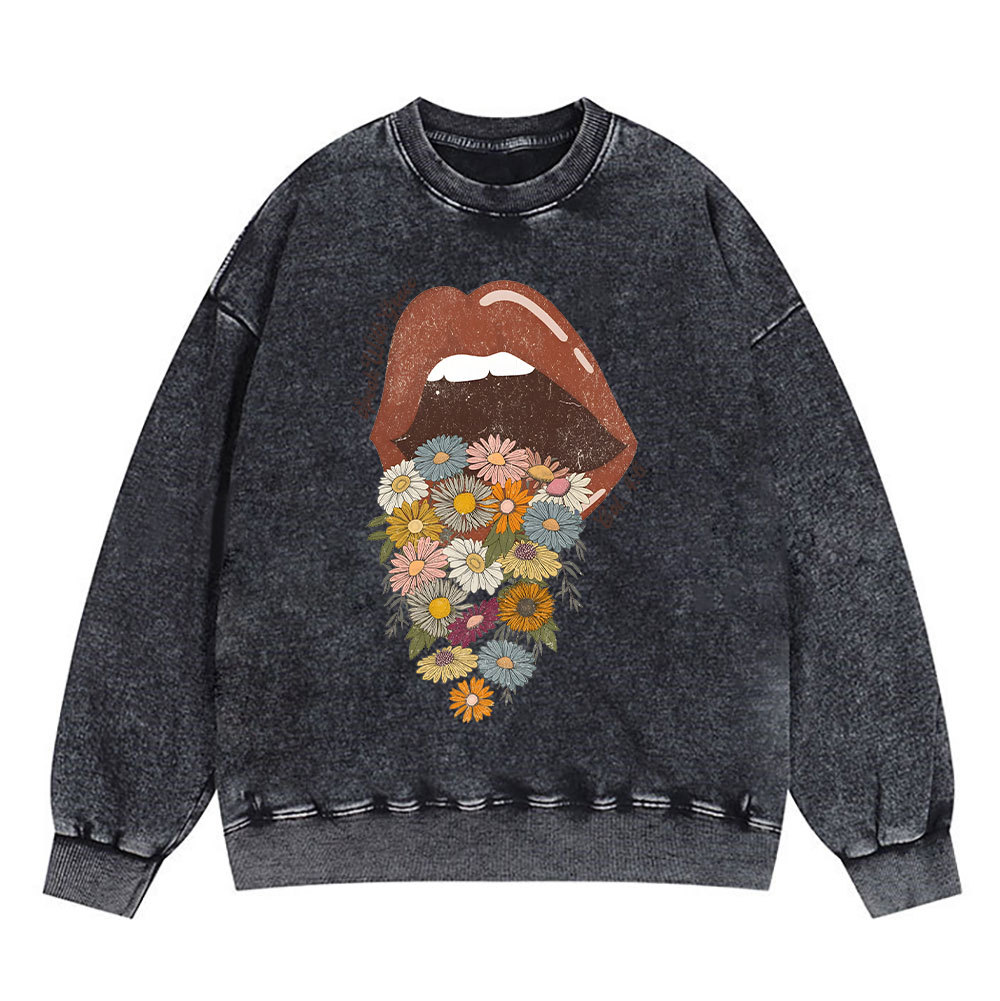 Speak With Grace Christian Washed Sweatshirt