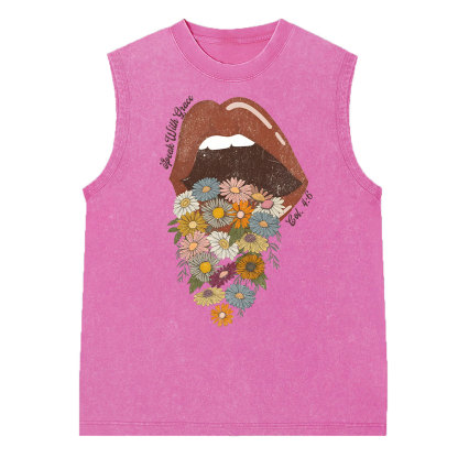 Speak With Grace Washed Sleeveless Tee