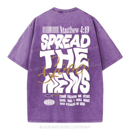 Speread THe Good News Christian Washed T-Shirt