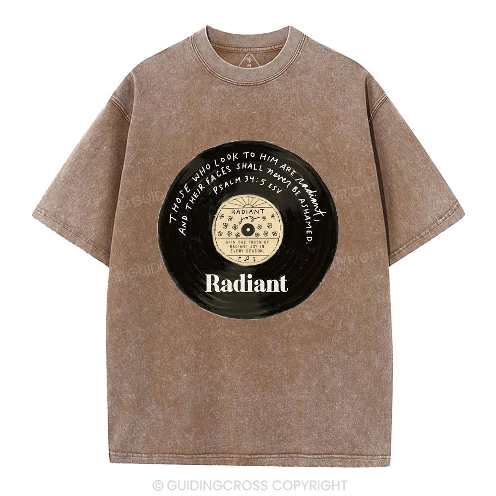 Spin The Truth Of Radiant Joy In Eevry Season Christian Washed T-Shirt
