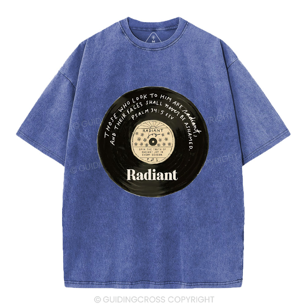 Spin The Truth Of Radiant Joy In Eevry Season Christian Washed T-Shirt