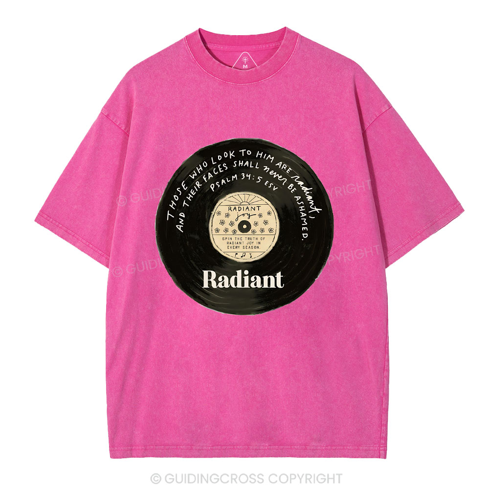 Spin The Truth Of Radiant Joy In Eevry Season Christian Washed T-Shirt