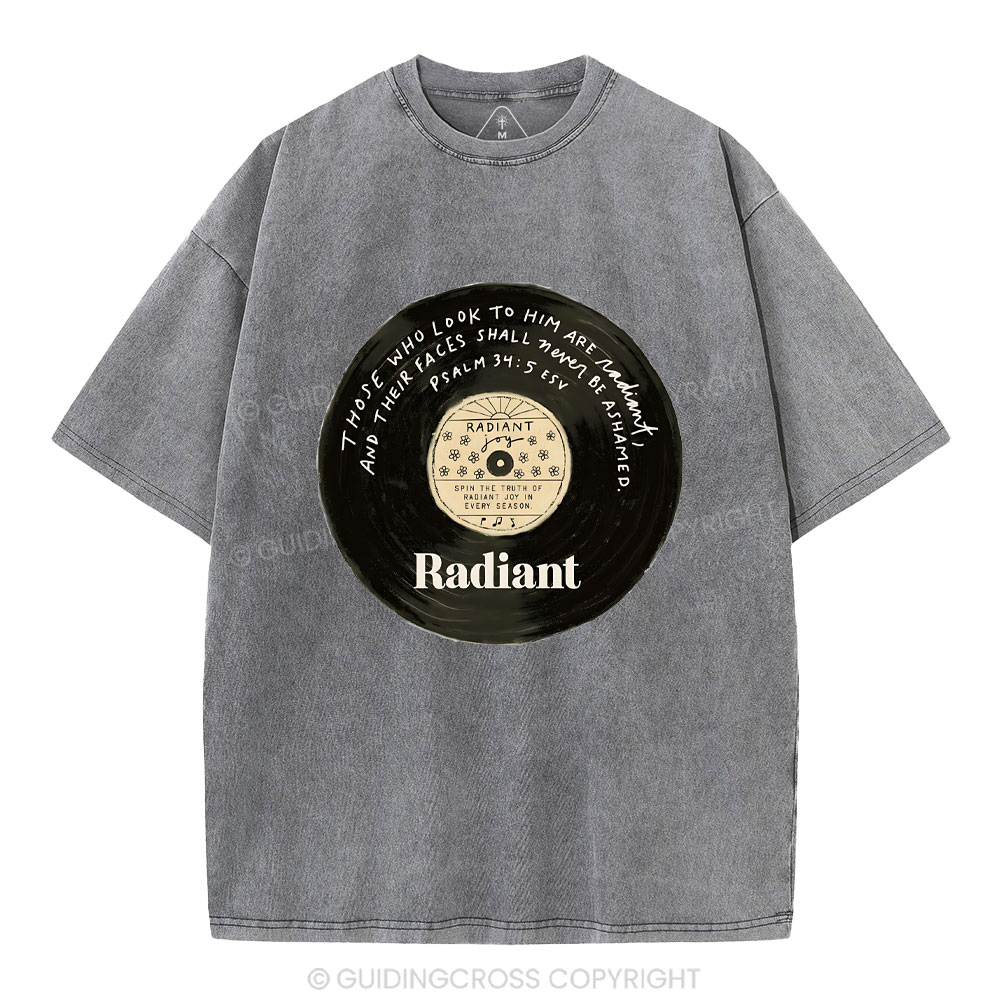 Spin The Truth Of Radiant Joy In Eevry Season Christian Washed T-Shirt