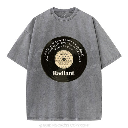 Spin The Truth Of Radiant Joy In Eevry Season Christian Washed T-Shirt
