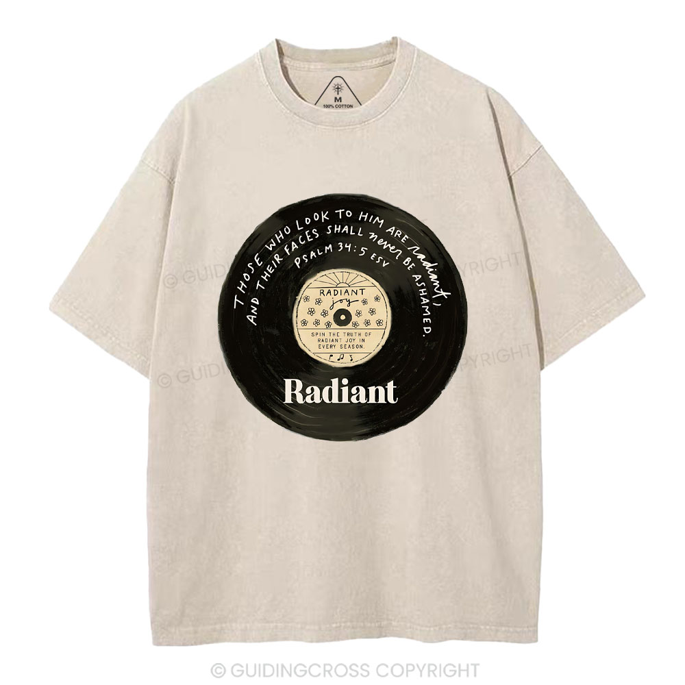 Spin The Truth Of Radiant Joy In Eevry Season Christian Washed T-Shirt