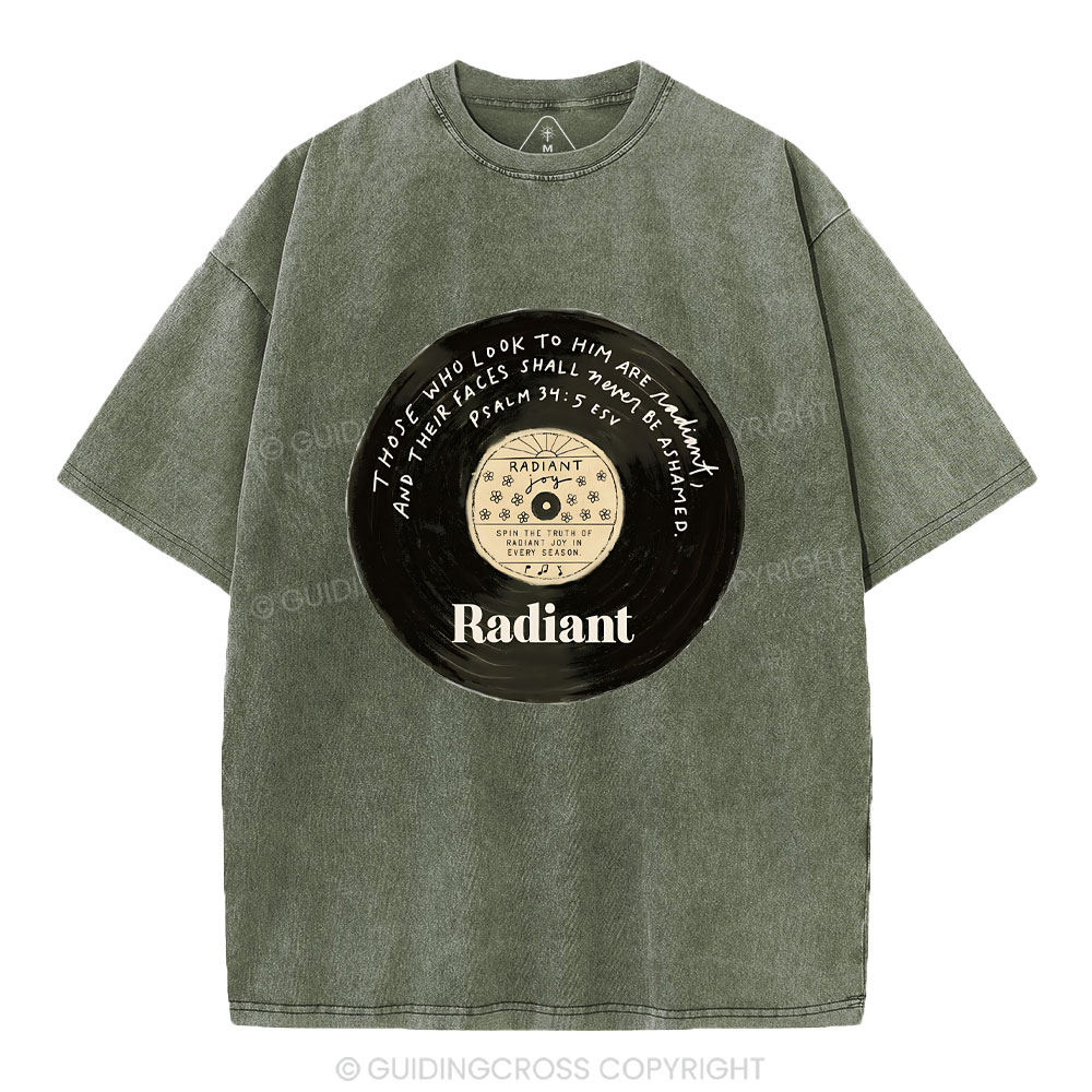 Spin The Truth Of Radiant Joy In Eevry Season Christian Washed T-Shirt