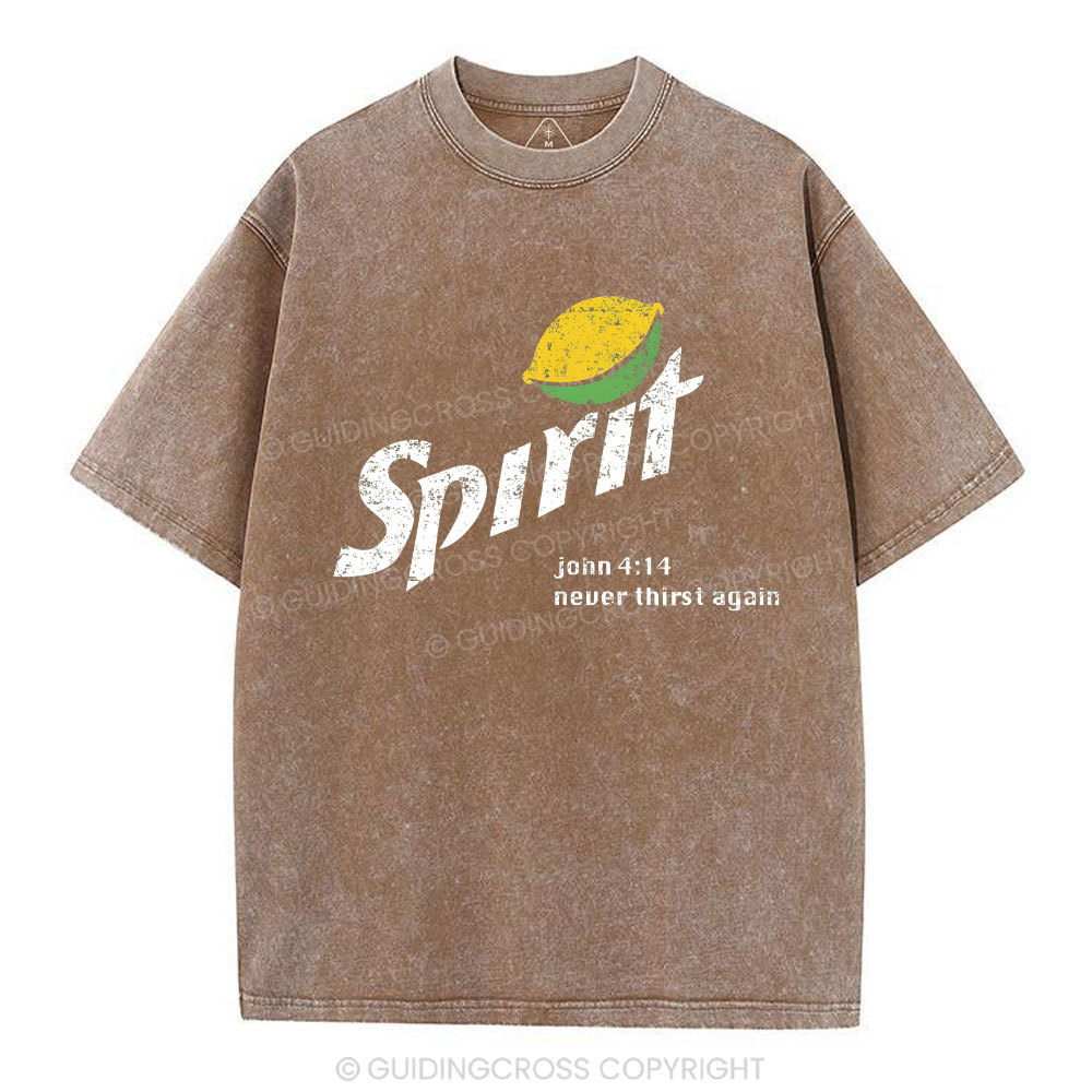 Spirit Christian Washed T-Shrit Sale - GuidingCross