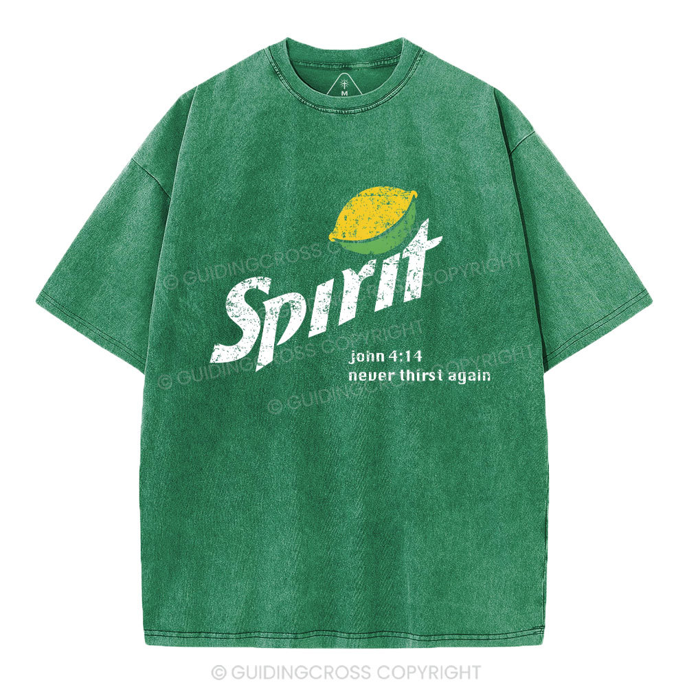 Spirit Christian Washed T-Shirt Sale - GuidingCross