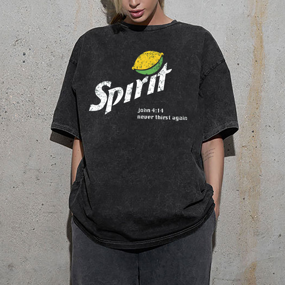 Spirit Christian Washed T-Shirt Sale - GuidingCross